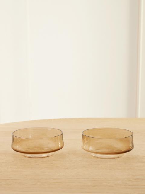 Set Of Two Glass Bowls