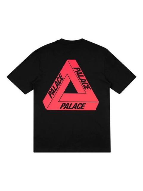 PALACE Tri-To-Help limited Red Large Triangle Short Sleeve Unisex Black P18TS237