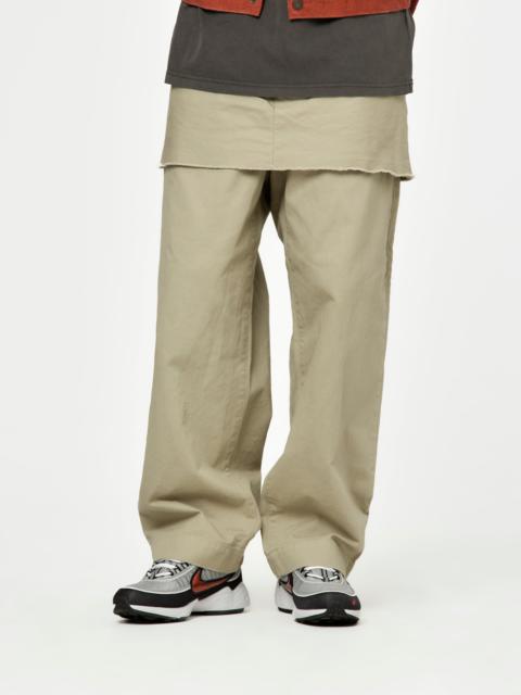 CHINO TAPERED SKIR-OUSER (BEIGE)
