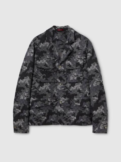 GG marbled cotton jacquard jacket