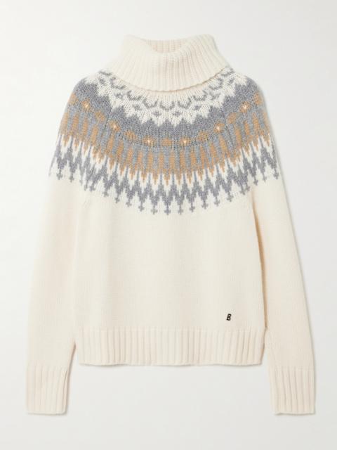 Ingrid Fair Isle Cashmere Turtleneck Sweater