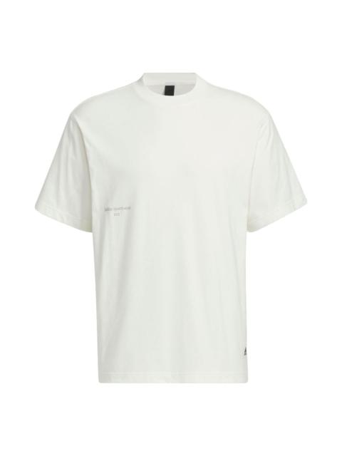 adidas Sportswear Lounge Graphic T-Shirts 'White' IP4979