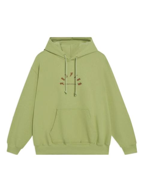 Li-Ning BadFive Cartoon Graphic Hoodie 'Moss Green' AWDT091-5