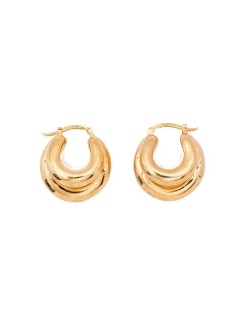 chunky hoop earrings