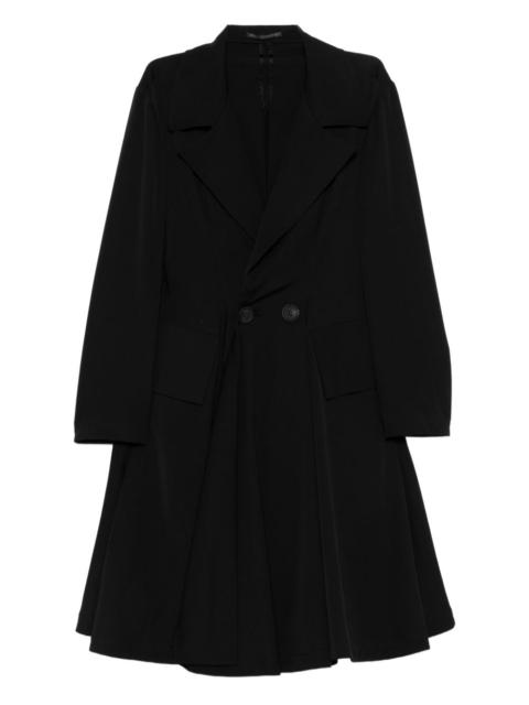 notched-lapel coat