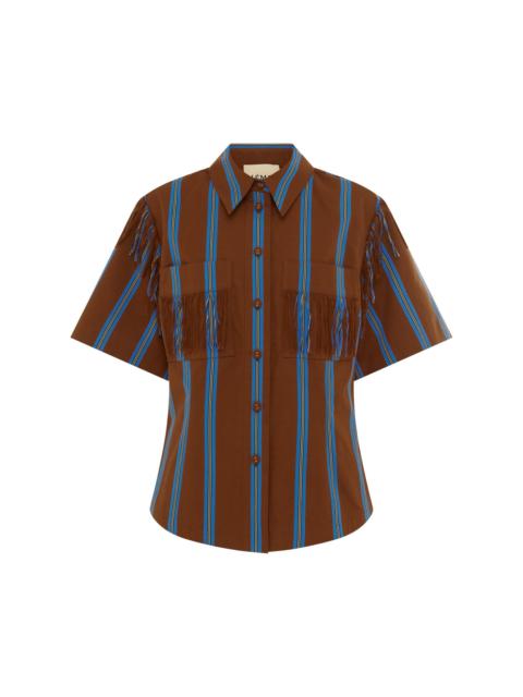Noura Fringe Shirt