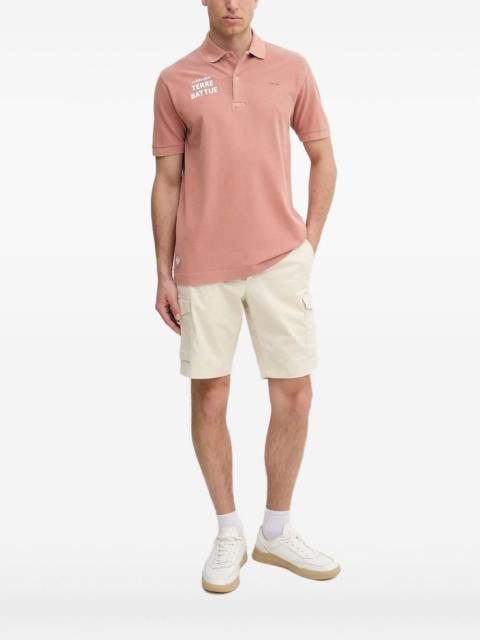 embroidered polo shirt