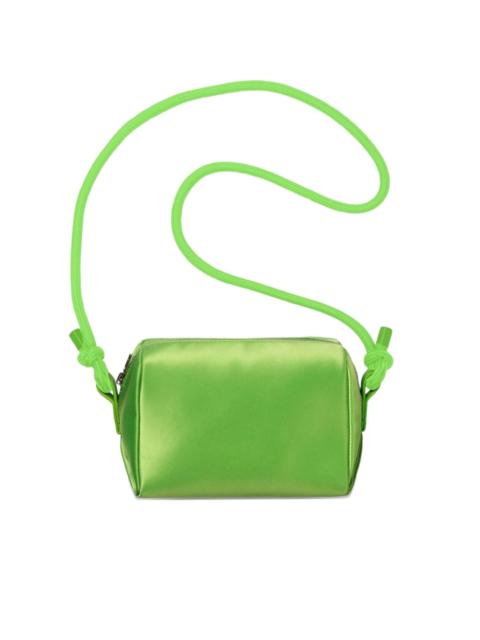 Pernille satin rope-trimmed shoulder bag
