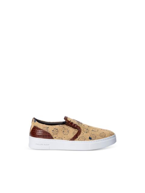 monogram slip-on sneakers