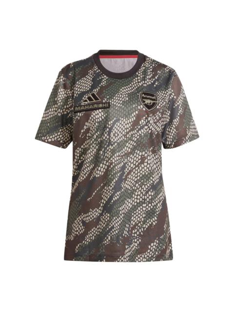 adidas X Maharishi Arsenal Jersey 'White Green Brown' IN4752