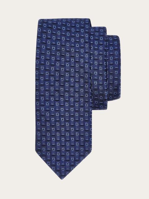 Ferragamo Monogram jacquard tie