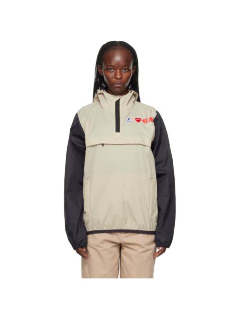 Beige & Black K-Way Edition Jacket