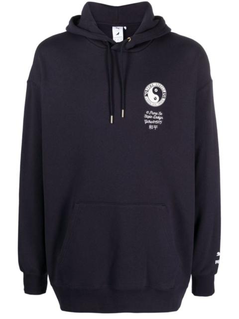 x Staple East West Ivy cotton hoodie
