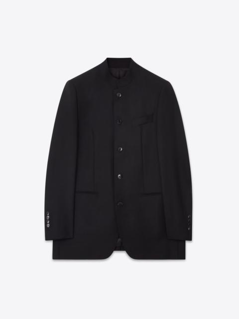 BLAZER 67 BLACK WOOL MOHAIR