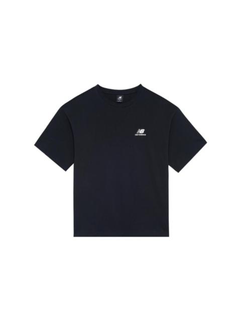 New Balance Boston Tee 'Black White' AMT22391-BK