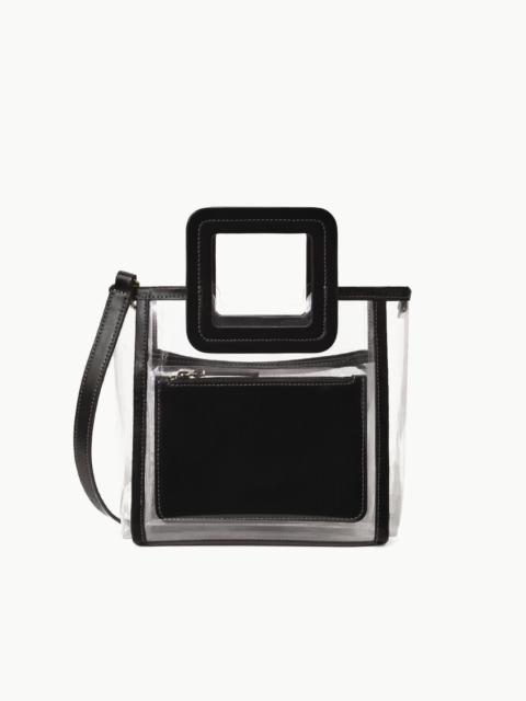STAUD STADIUM MINI SHIRLEY BAG CLEAR BLACK