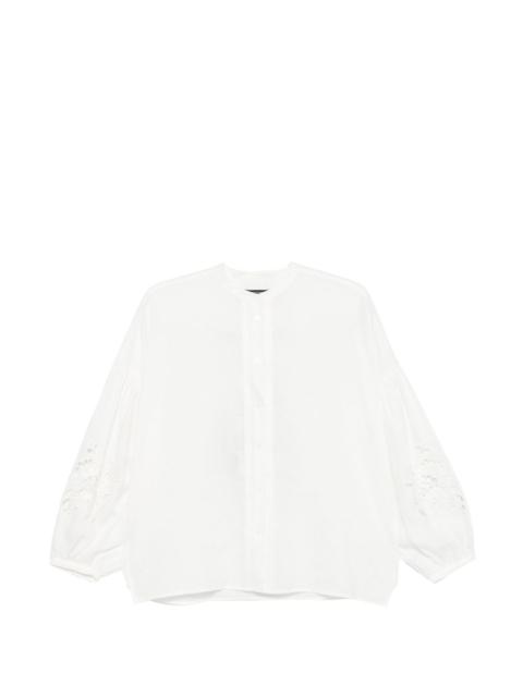 Destro floral-embroidered shirt
