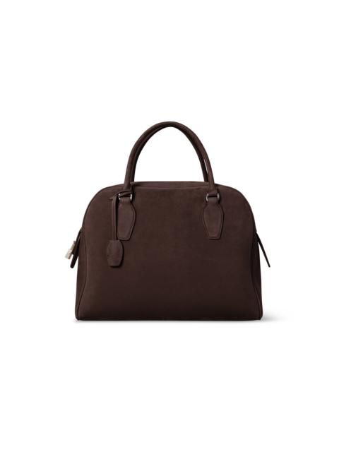 India 12 Suede Top Handle Bag brown