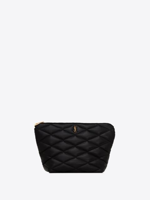 sade pouch in quilted lambskin