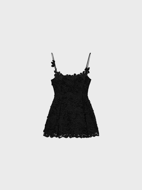 SHORT MACRAME LACE DRESS