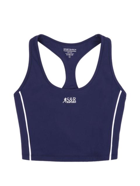 SR Runner Sports crop tank top
