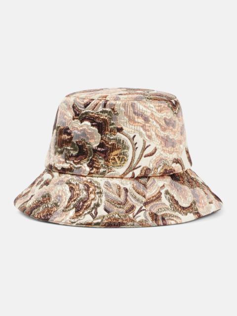 Apres L'Hiver jacquard bucket hat