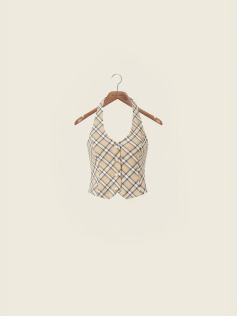 SLOANE CHECK WAISTCOAT