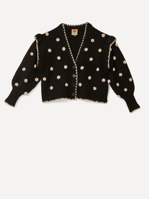 Flowers Knit Cardigan