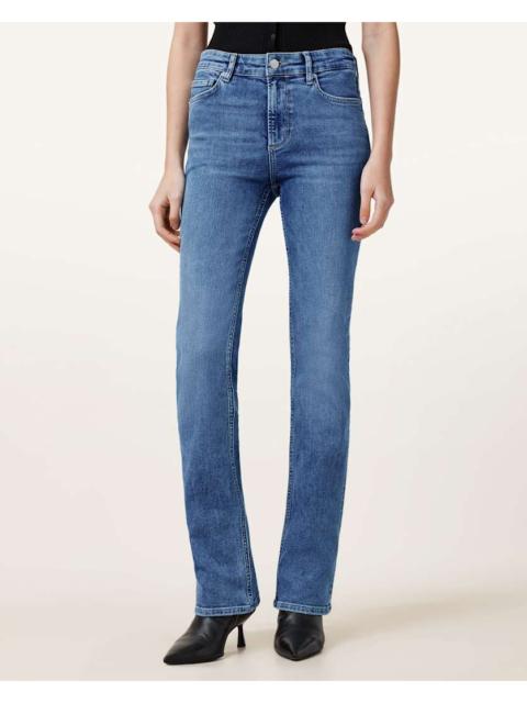HALDAN SLIM BOOTCUT STRETCH DENIM JEANS