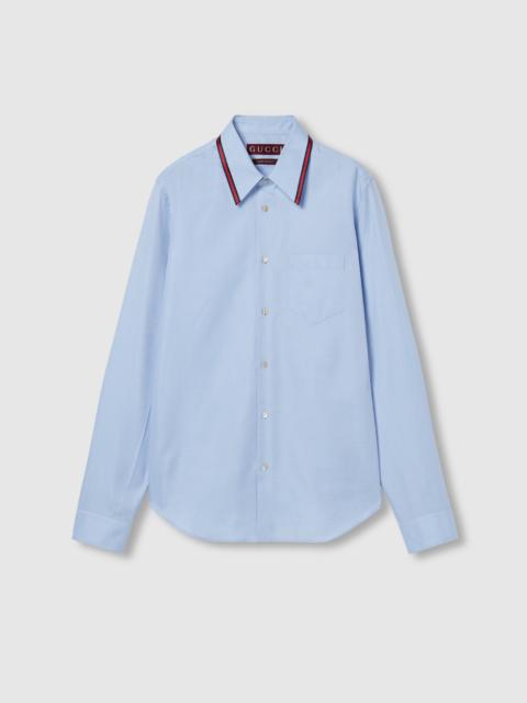 Oxford cotton shirt with Web
