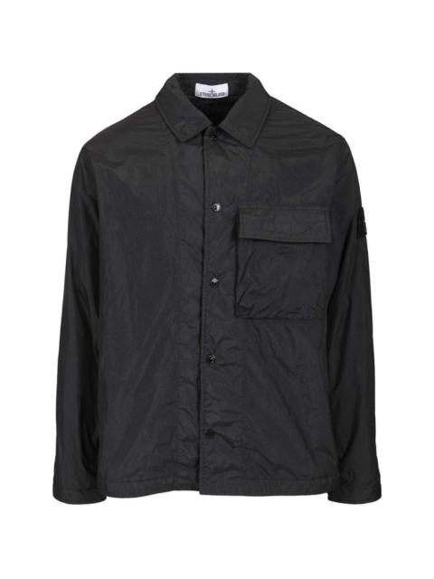 patch-pocket overshirt