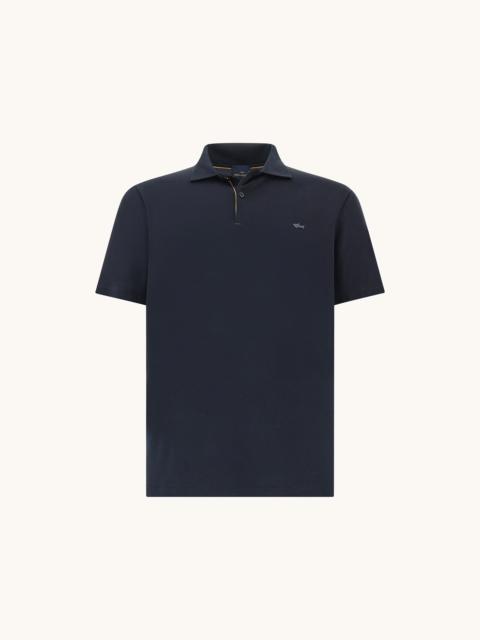 POLO IN DOUBLE MERCERISED COTTON JERSEY