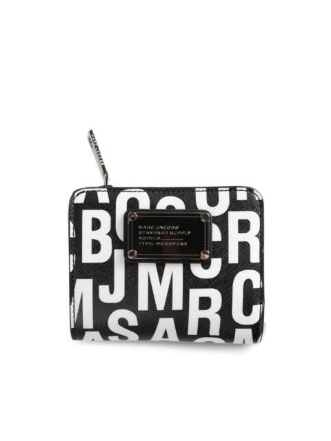 logo-plaque zip-fastening wallet
