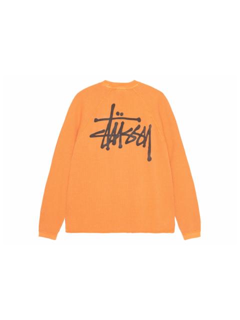 Stussy Raglan Thermal L/S Crew Orange
