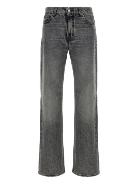 Korea five-pocket cotton jeans