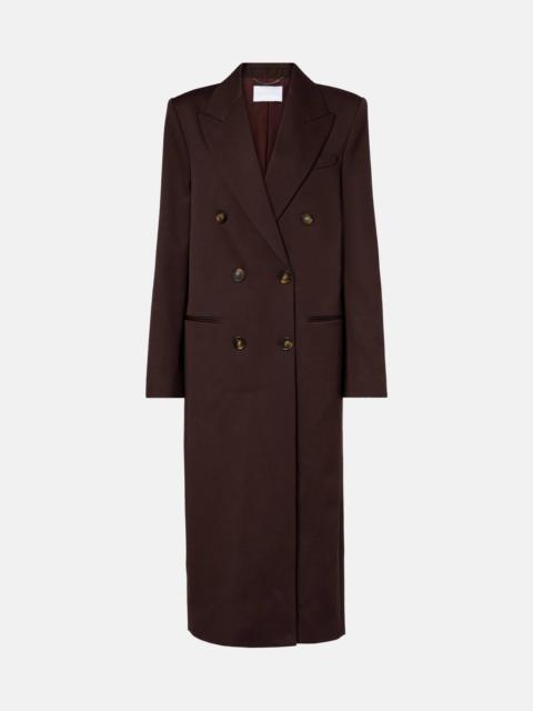 Wool twill coat