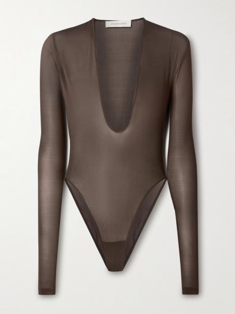 Dawning Stretch-mesh Bodysuit