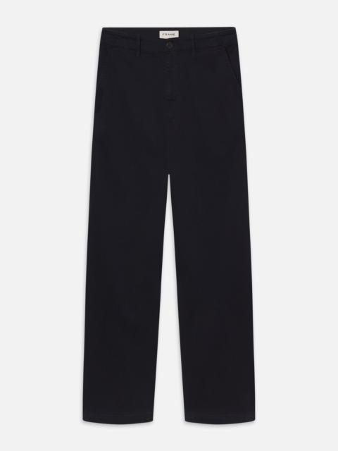 Cotton Chino Pants in Dark Navy