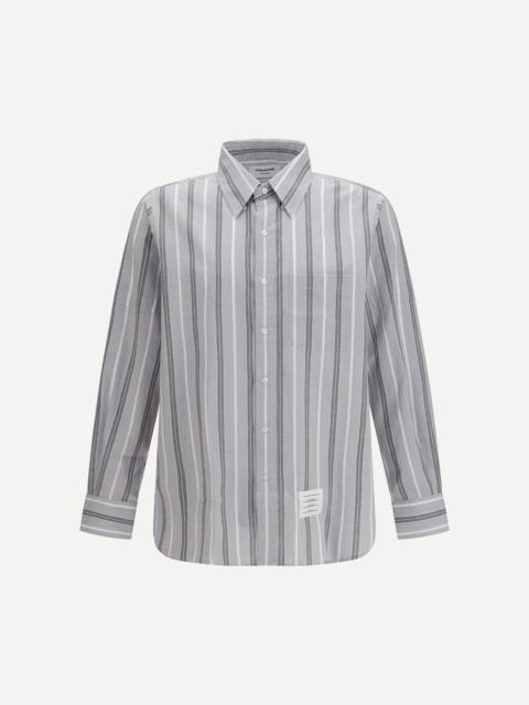 Madras striped armband Shirt