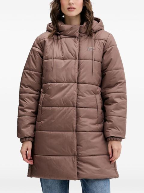 hooded quilted jacket