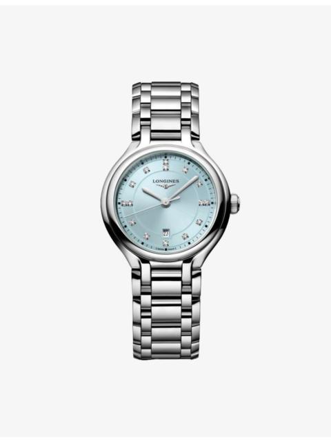 PrimaLuna Stainless-Steel And 0.057ct Diamond Quartz Watch 30mm