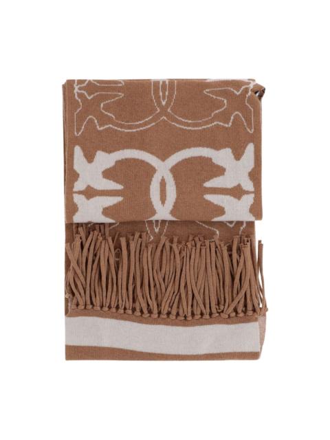 Love Birds fringed scarf