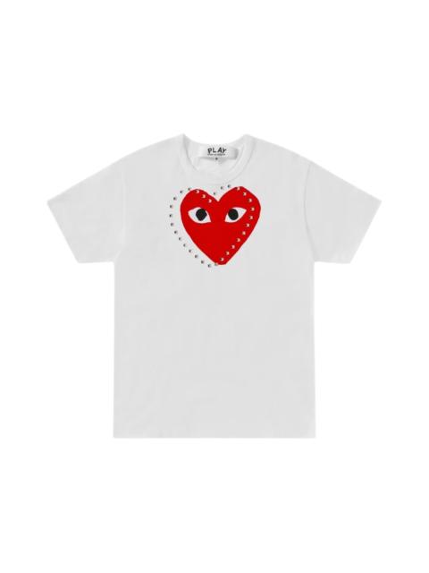 Comme des Garcons PLAY Logo Stud P1T803 T-shirt White