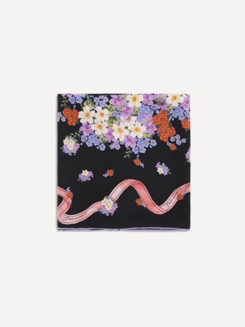Silk Scarf with floral print