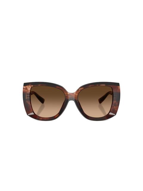 oversize-frame sunglasses