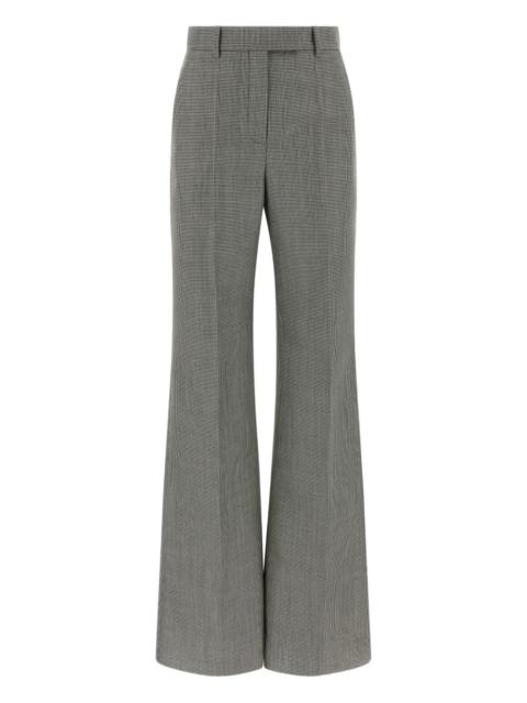 houndstooth stretched trousers