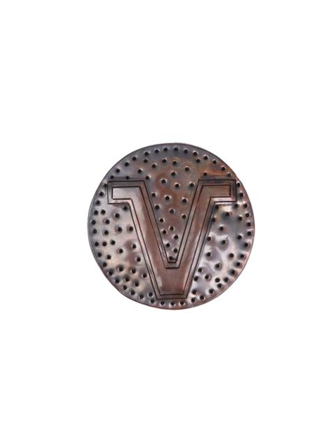 V BADGE 80MM BRONZE