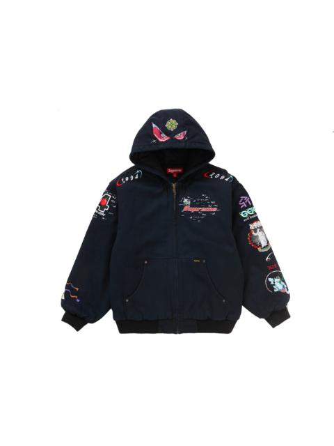 Supreme AOI Hooded Work Jacket Black