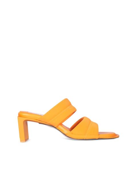 strap heeled sandals