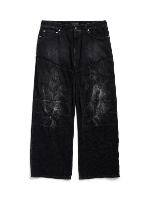 Men's Double Knee Pants in Black